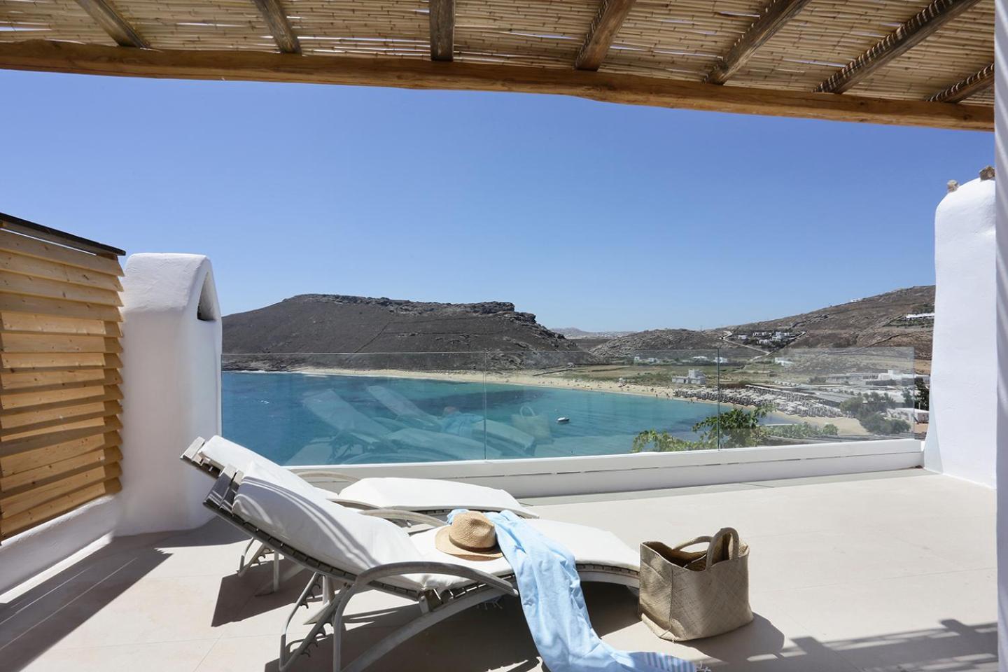 Albatros Club Mykonos Hotel Panormos  Bagian luar foto