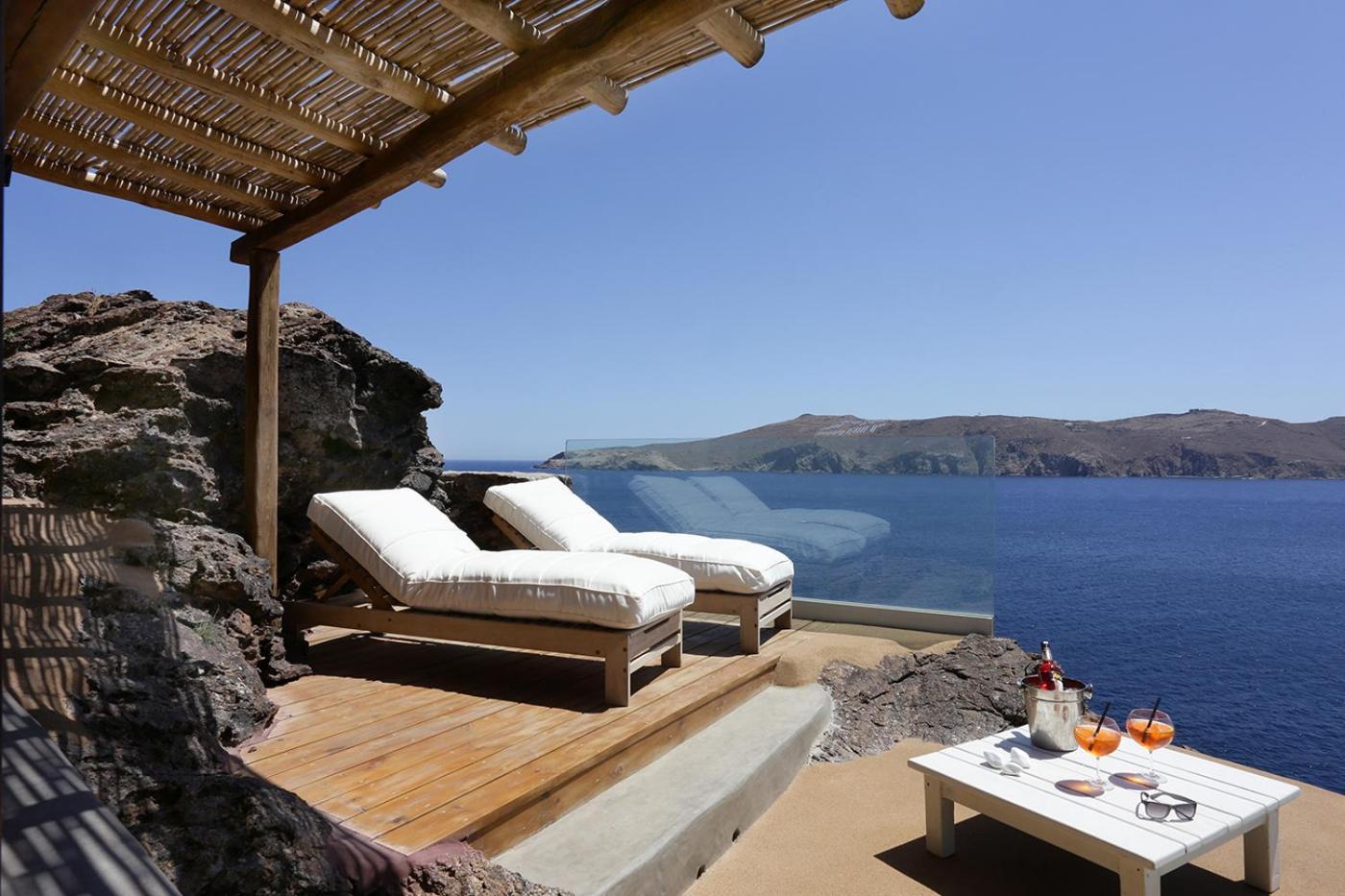 Albatros Club Mykonos Hotel Panormos  Bagian luar foto