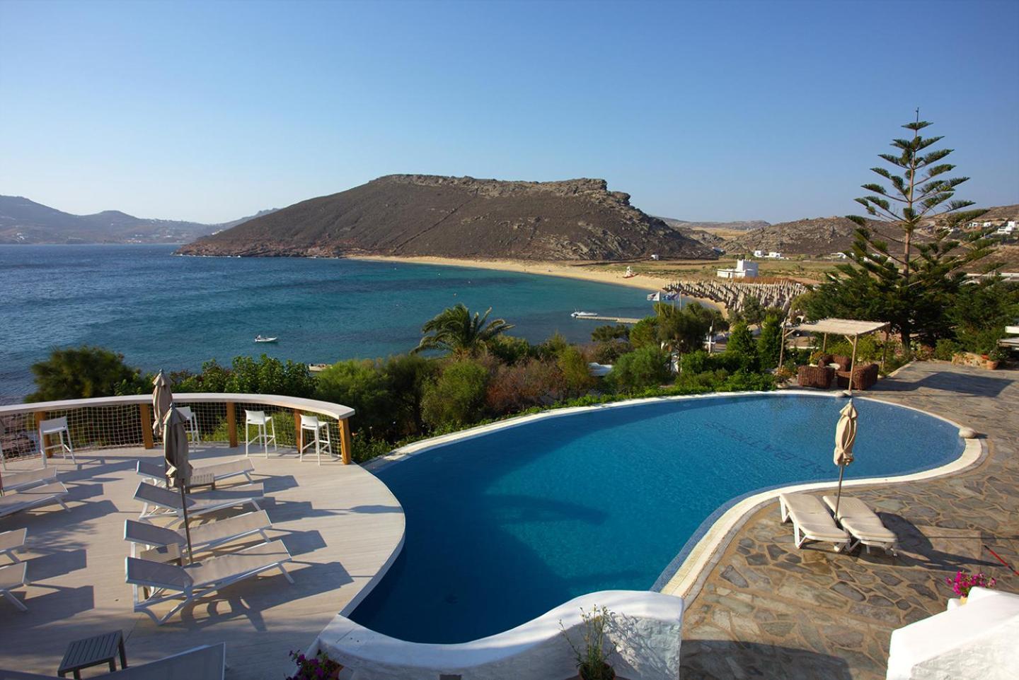 Albatros Club Mykonos Hotel Panormos  Bagian luar foto